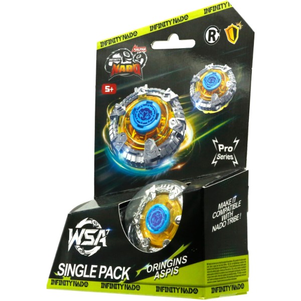 Фото - Дзиґа Infinity Nado VII Pro Series Single Pack Origins Aspis (EU664621-4)